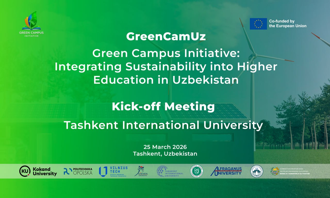 GreenCamUz Project Kick-Off Meeting at Tashkent International University
